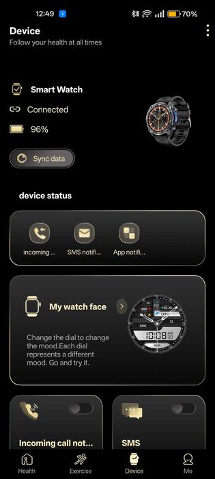 Ceas KKTICK Tank T5 Smartwatch