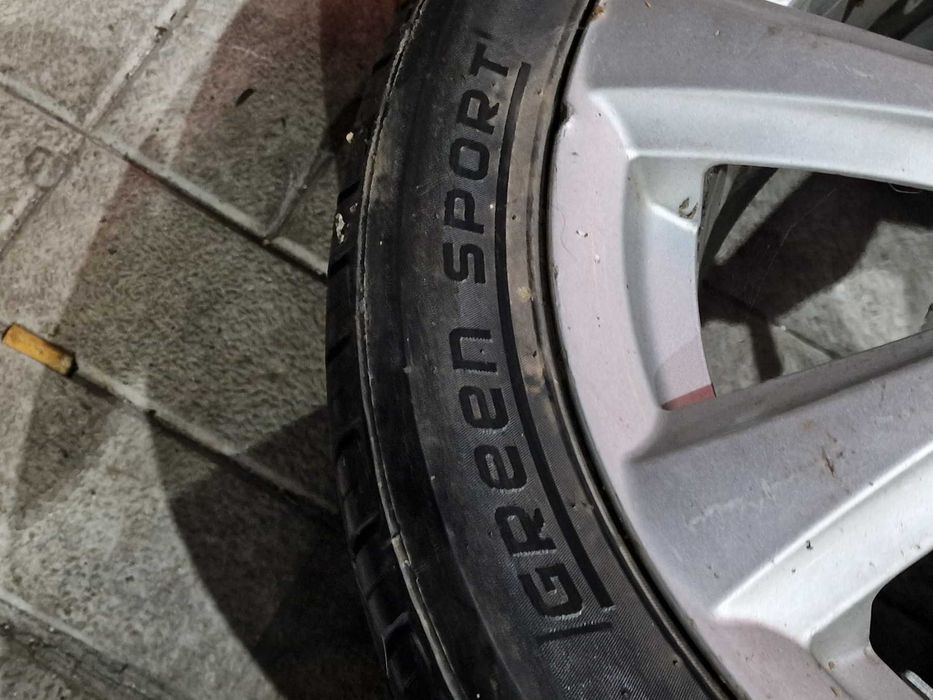 2 БР. Гуми MILESTONE с джанти ФИАТ 4X100 / 235/45/ ZR17 / 0915