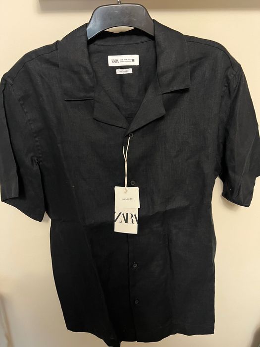 Cămașa neagră 100% in Zara, noua cu eticheta