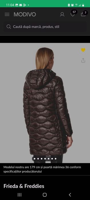 Geacă cu blană naturală