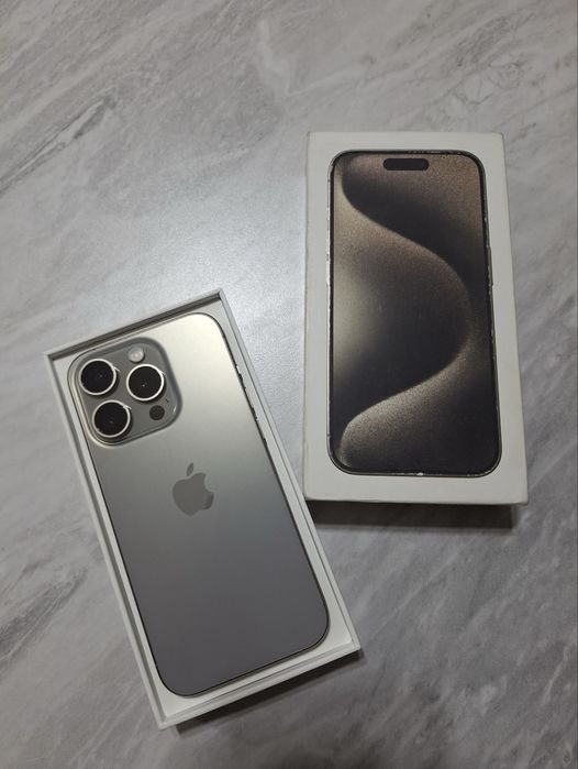 Iphone 15 pro Natural Titanium