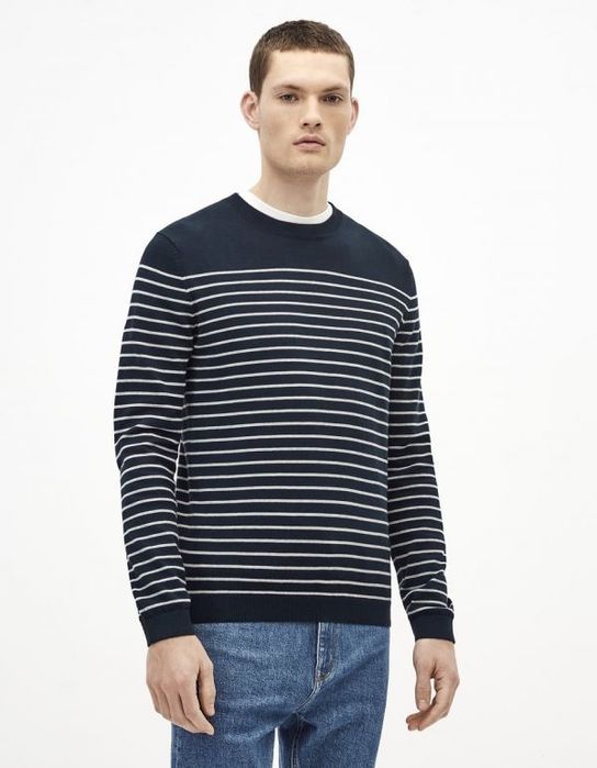 Нов тънък памучен пуловер Celio, размер М