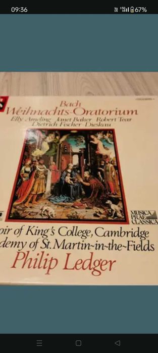 Bach concerte 2 buc (Brandenburg discuri vinil