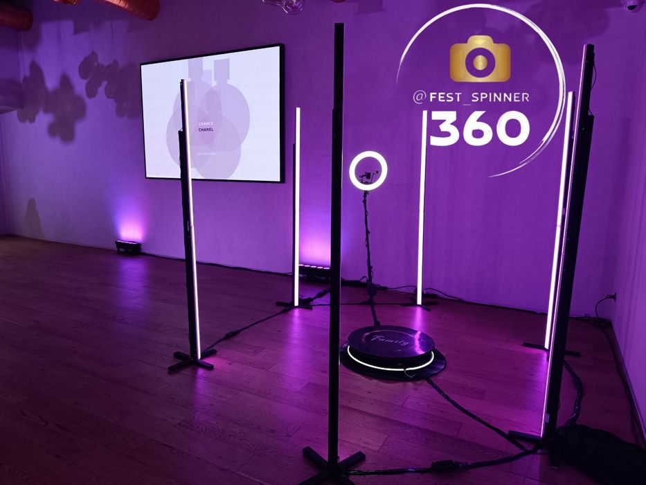 Видеоспиннер 360,фотозона,фотобудка, видео,спинер,тимбилдинг,фото,топ