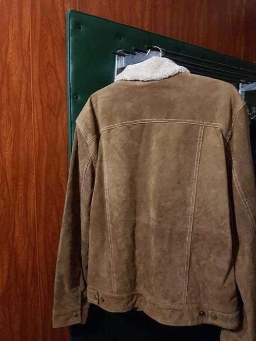 Ново Мъжко Яке от Естествена Кожа внос от Америка