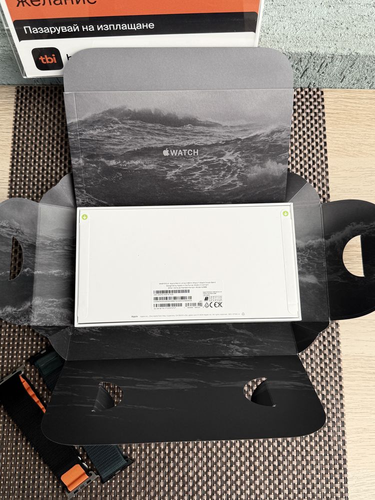 НОВ!/*ЛИЗИНГ*/ Apple Watch Ultra 2 Black Titanium 49mm iwatch Часовник