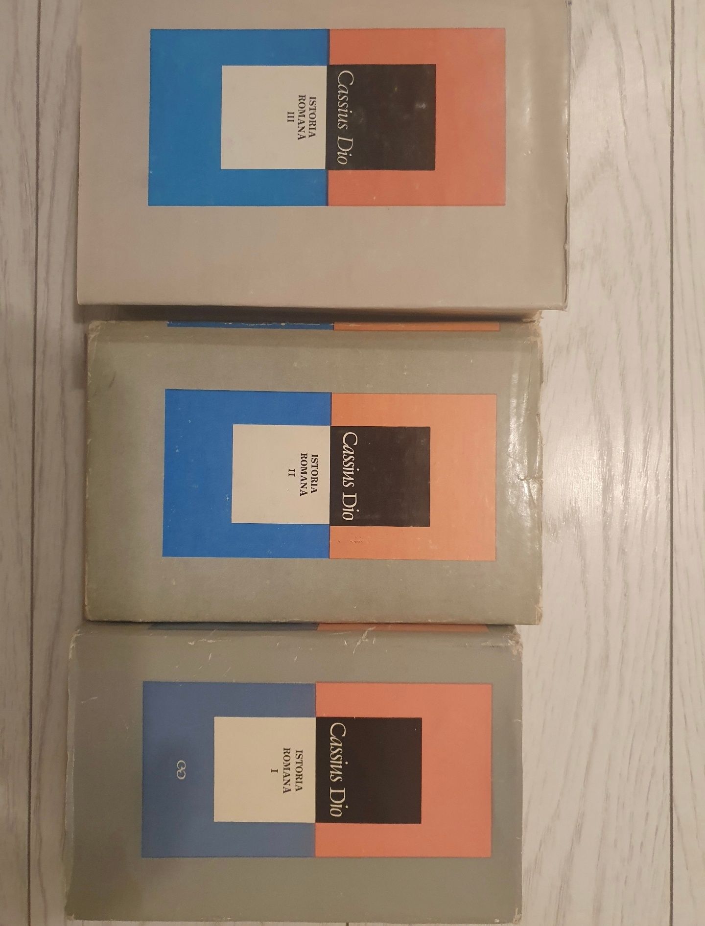 Set Istoria Romana, Dio Cassius, Complet, 3 vol, Cartonate