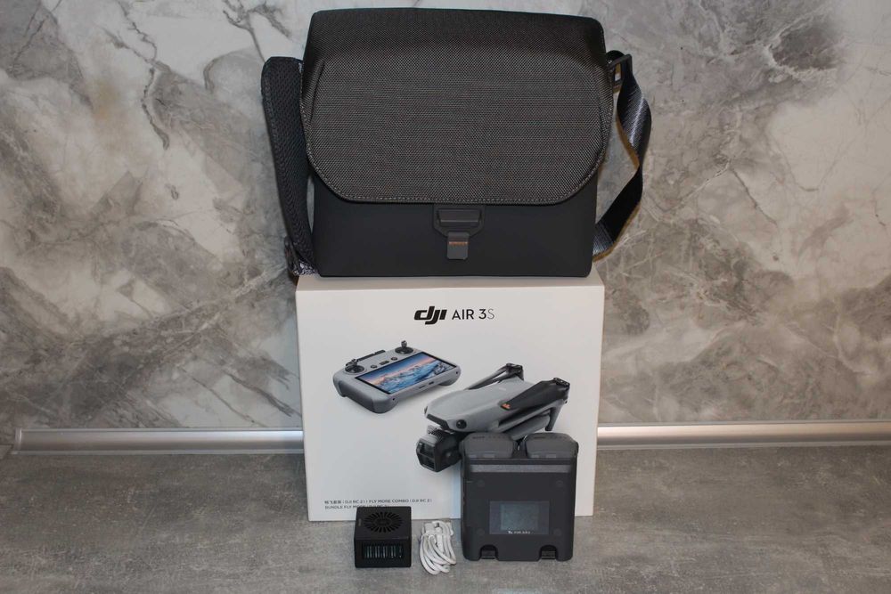 DJI Air 3S Fly More Combo (DJI RC 2)+БОНУС DJI Cellular Dongle 2 и още
