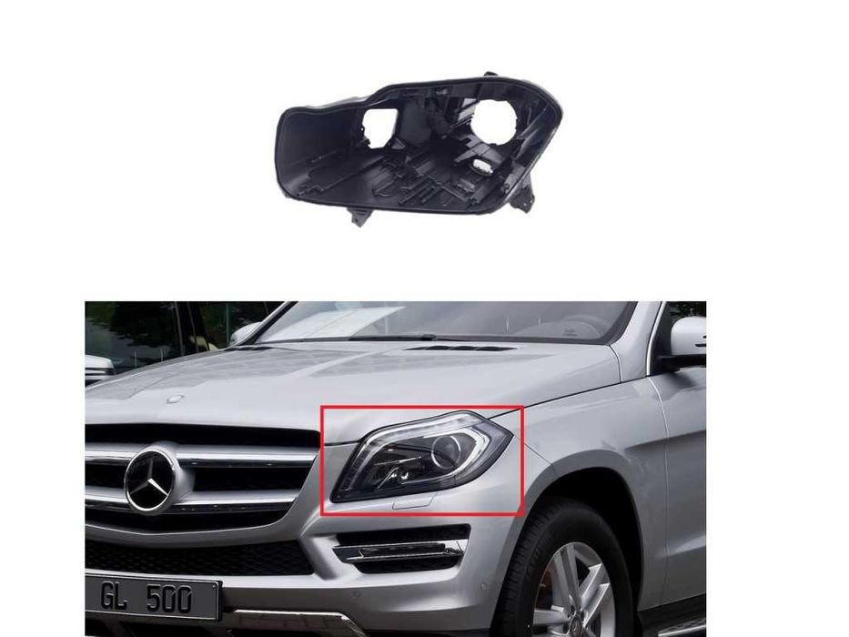 Корпус за фар на Mercedes GL X166