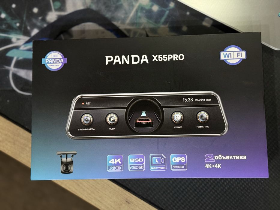 Видеорегистратор автомобильный с WiFi x55pro