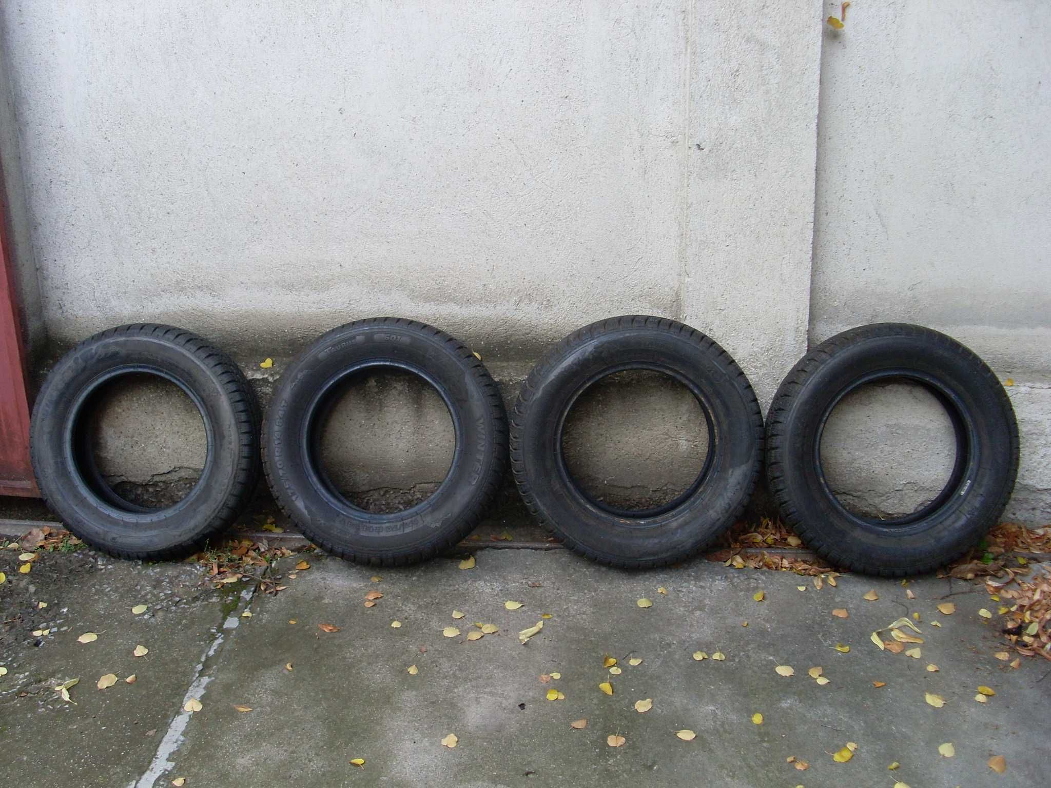 4 бр. 175 70 14 зимни гуми КАТО НОВИ Tigar Taurus 175 70 R14 Тигър