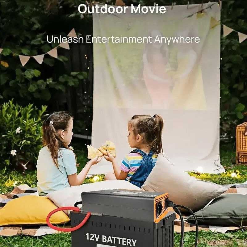Продавам инвертор за кола 2500W 12V към 220V с LCD дисплей