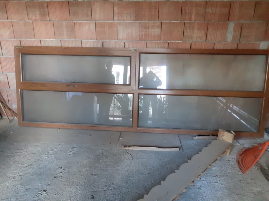 Geam termopan culoare maro