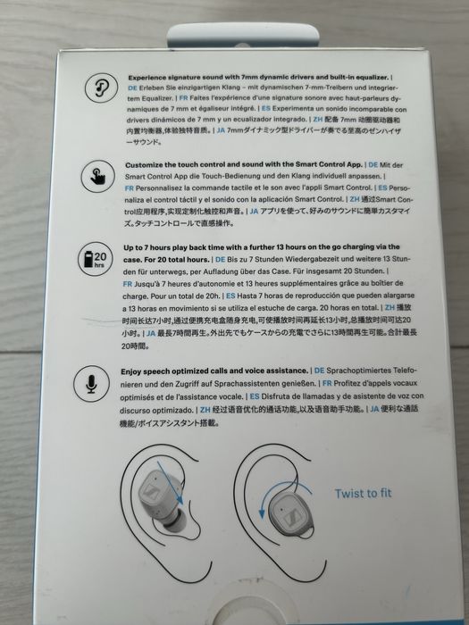 Casti Sennheiser CX 400BT True Wireless Negru