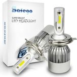 LED крушки H4, висок клас, 7200 lum, 6000K-6500K от Safego