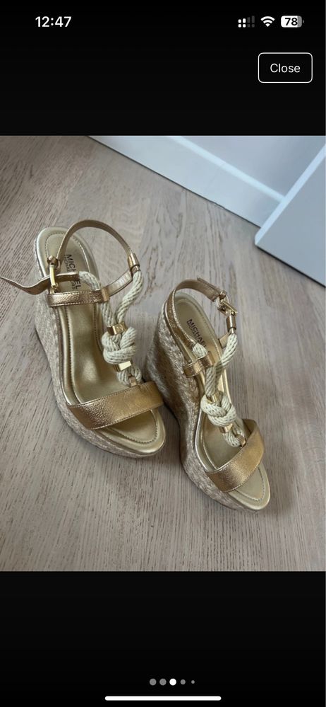 Sandale Michael Kors, 36, nepurtate, noi, fara eticheta