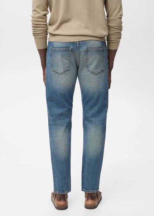 Blugi Regular Jeans 'Ben' MANGO MAN pe Albastru Denim Masura 30/30