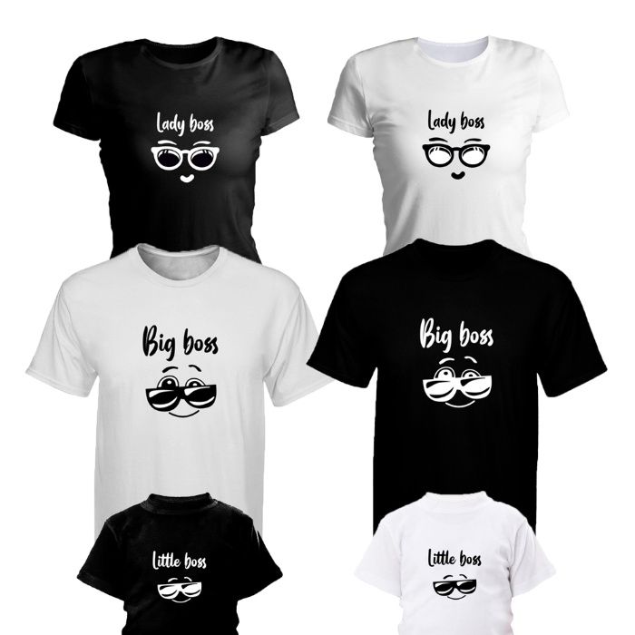 Set tricouri personalizate pentru familie