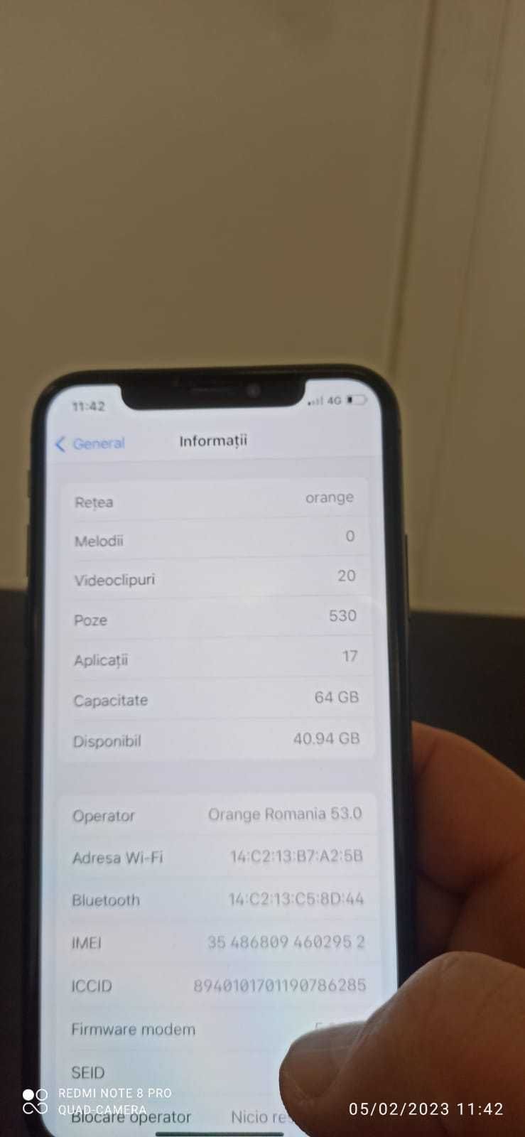 Iphone X 64GB impecabile