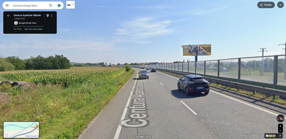 Teren intravilan Sanicoara + Panou publicitar 4 x 10 m