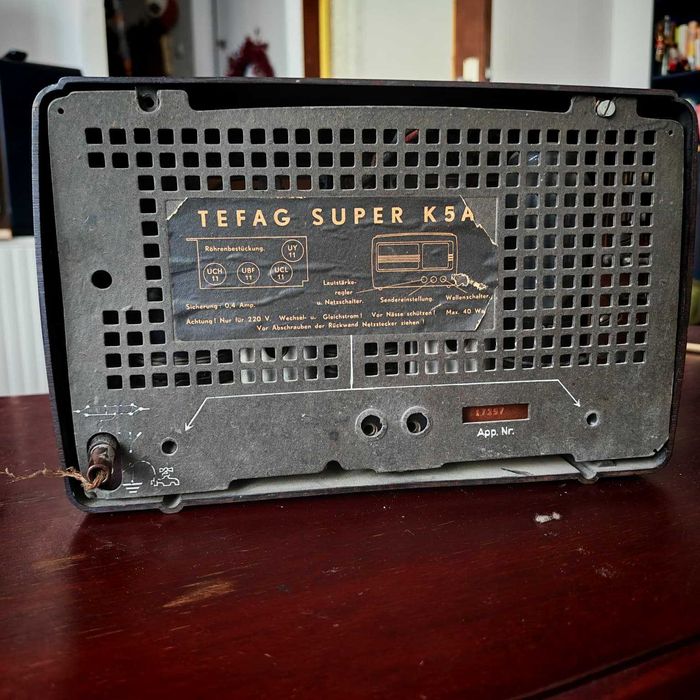 Tefag Super K5A - Radio Vintage pe lampi
