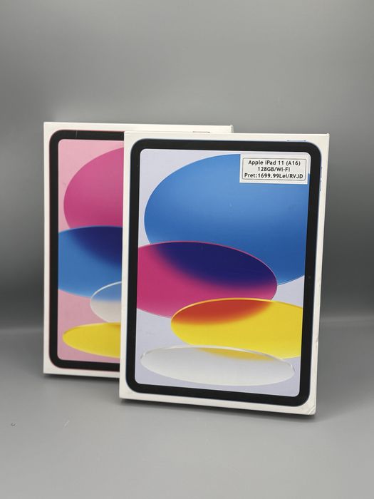 iPad 11 (A16) | 128 GB | WIFI | Sigilate | Roz si Albastre | NOI