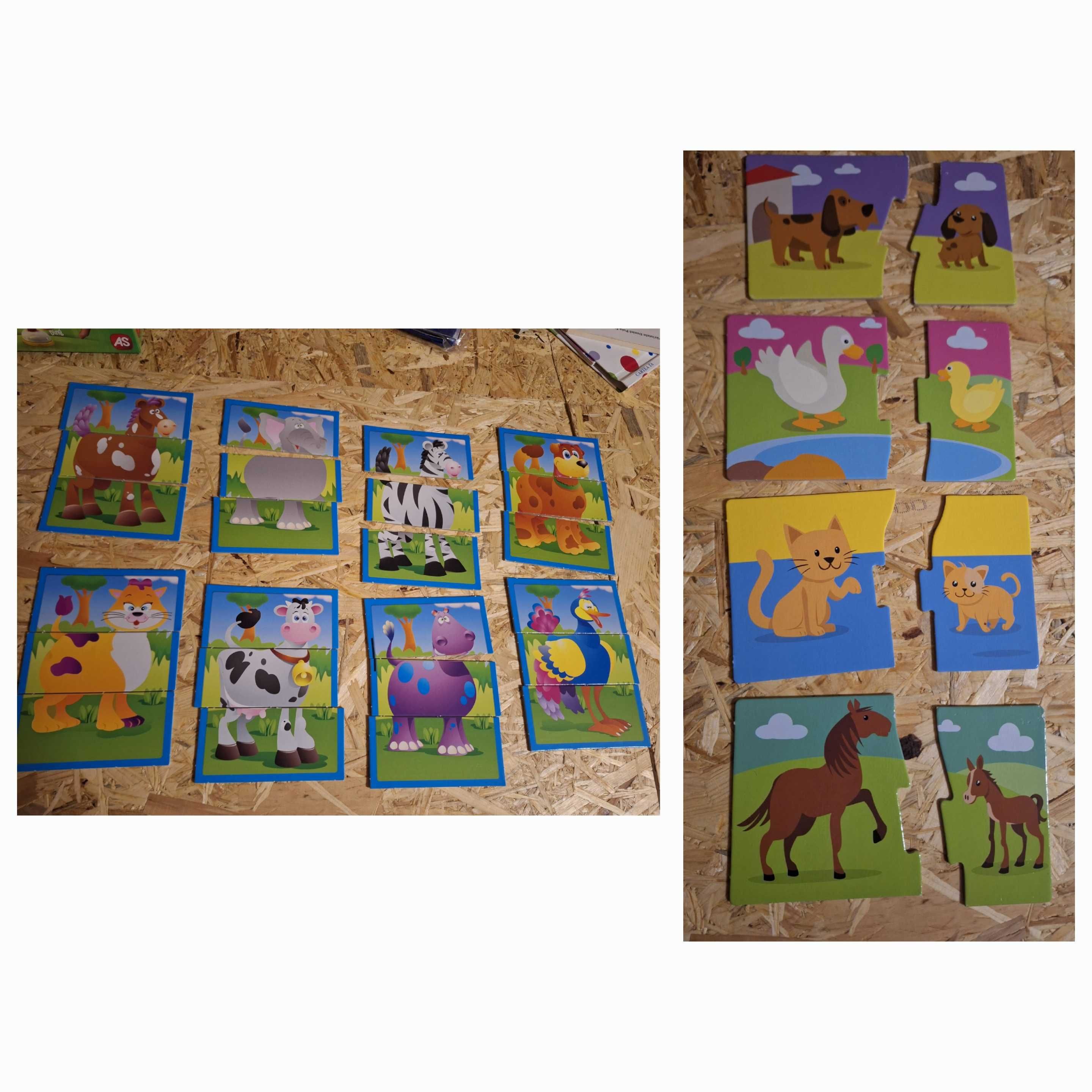 Pachet 64 Puzzle-uri si jocuri copii 2-3 ani