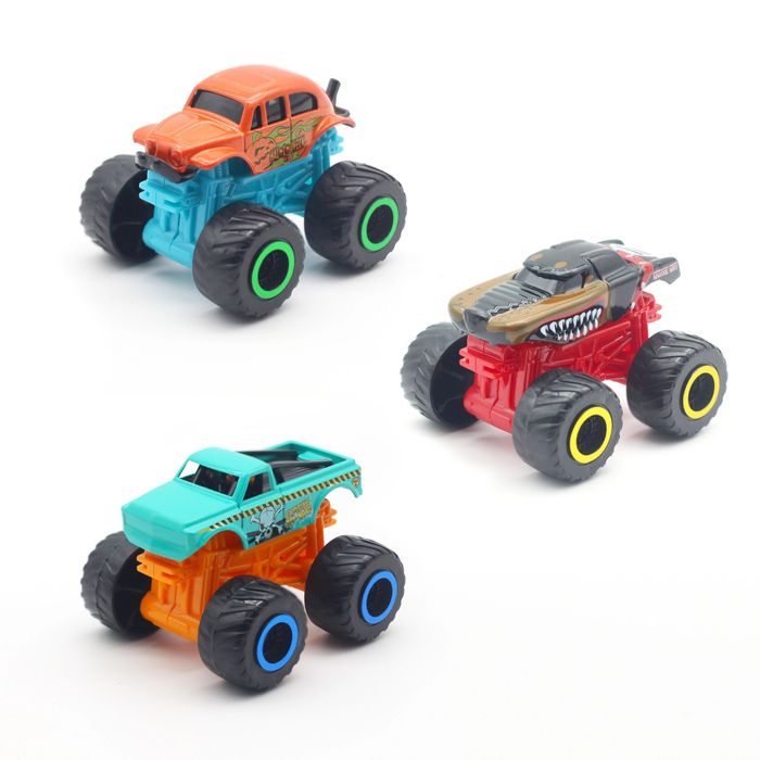 Set 3 buc, Off-road Big Foot Monster Big Wheels