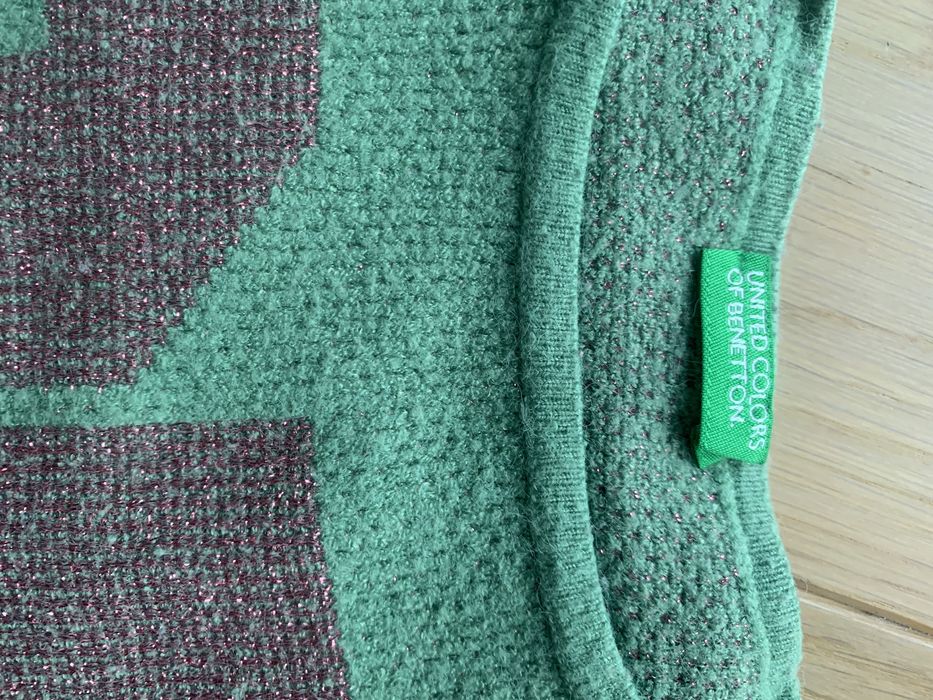 Детска блуза полувер за момиче benetton 3-4г. И подарък