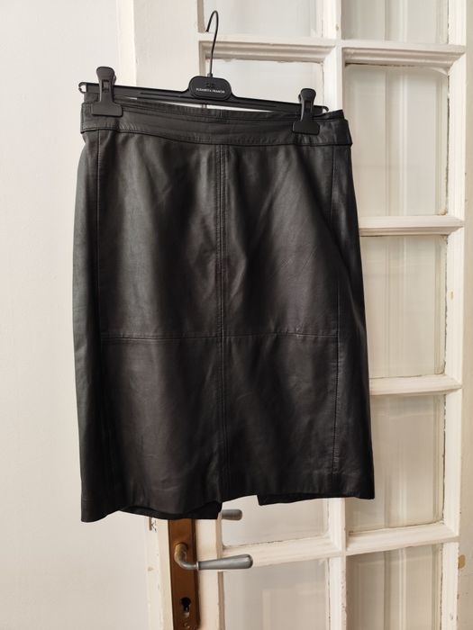 Fusta din piele naturala Mango