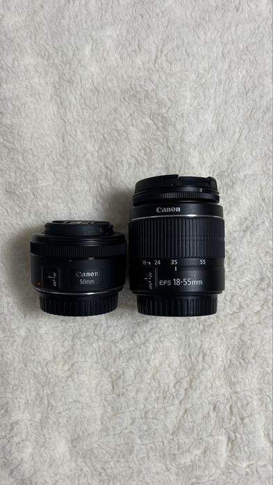 Canon 4000D + 50mm 1.8 STM + FILTRU UV + KlT CURATARE