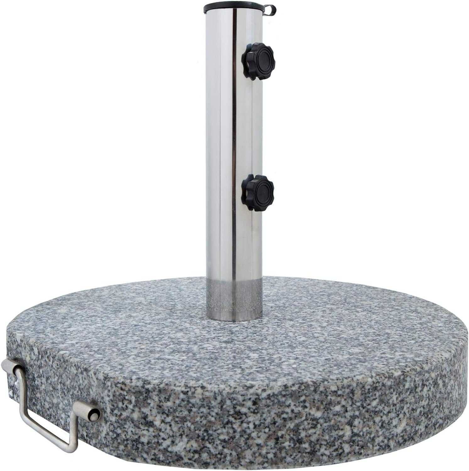 Suport de umbrelă, din granit și oțel inoxidabil, 25/30 kg