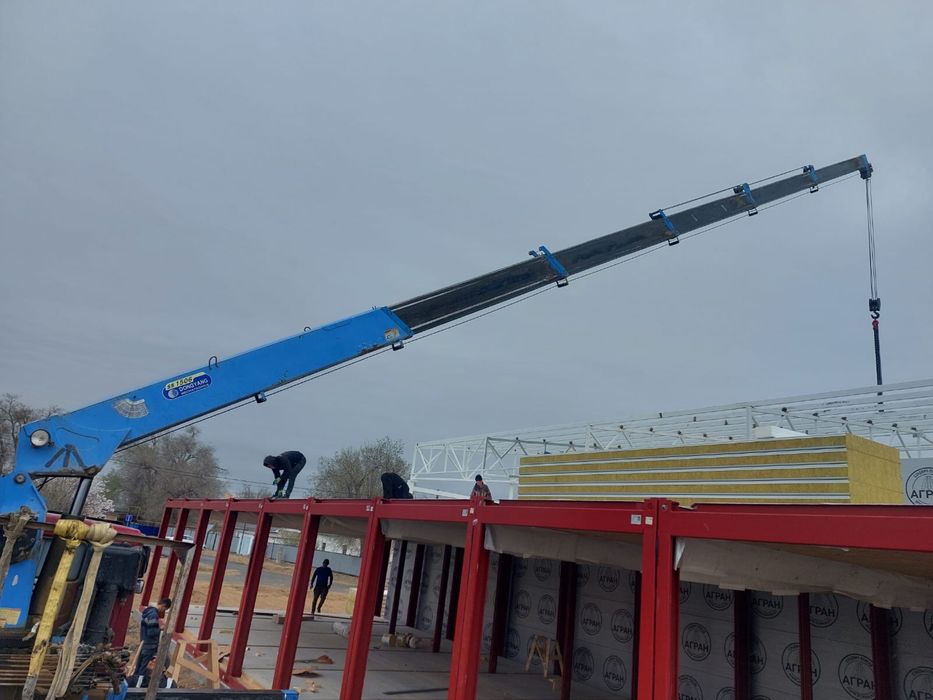 Услуги манипулятора стрела 7 тн 22 мт г/п 15 тн борт 8 мт