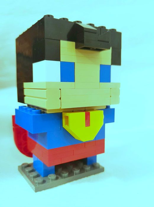 Lego Brickheadz Custom Superman si Wolverine