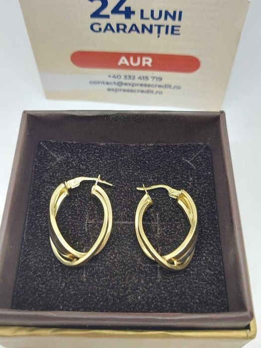 Cercei aur 14k 3.78g (33661/30 Pacurari 2)