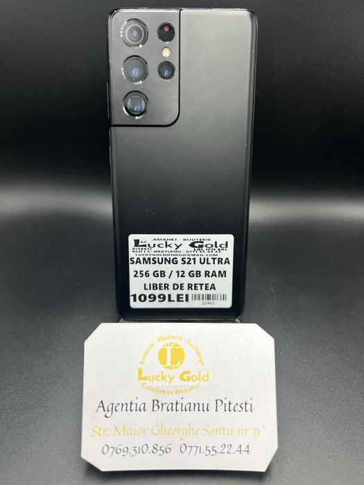 Samsung S21 Ultra 256GB 12GB Ram Liber de retea cod produs 22461