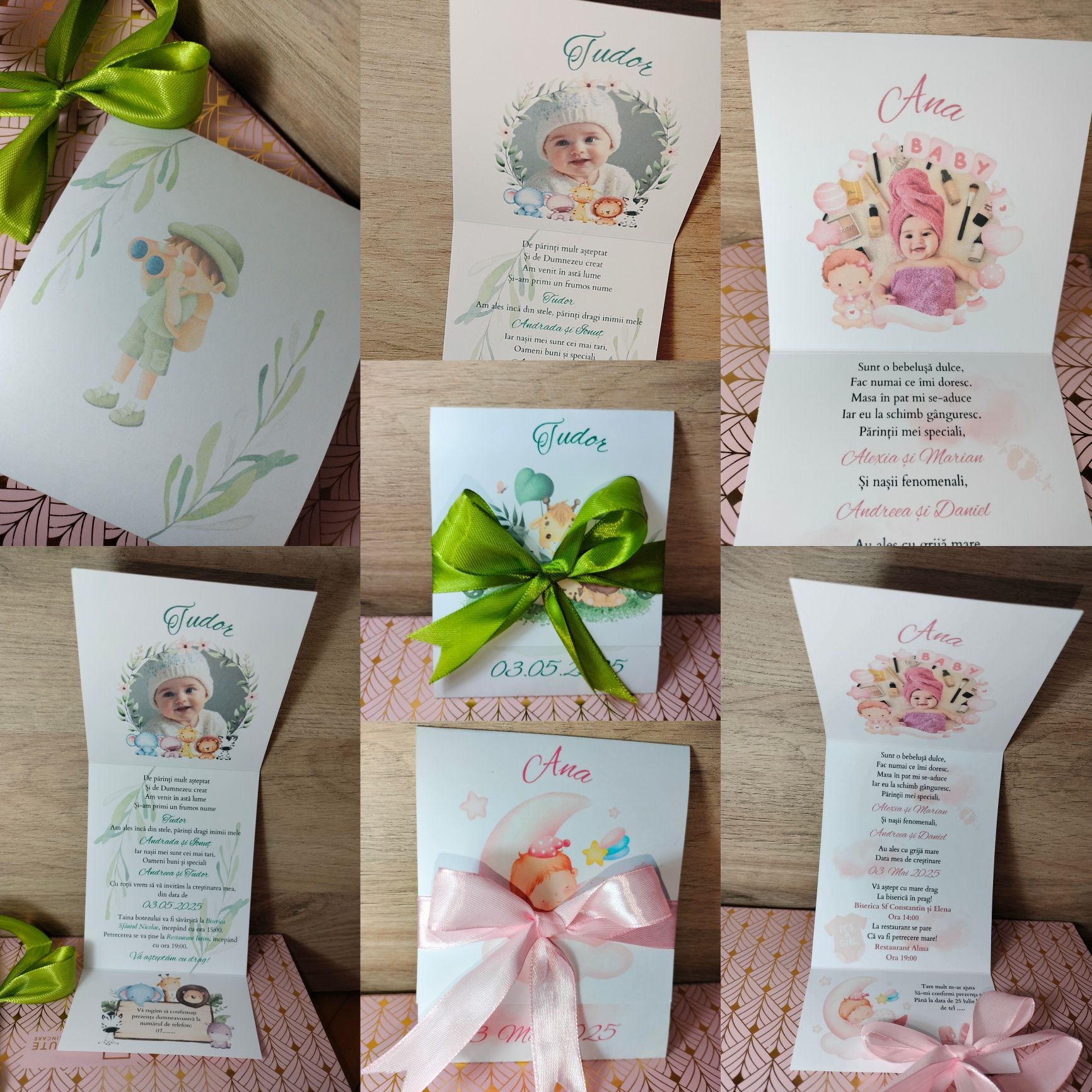 Invitații botez/nuntă