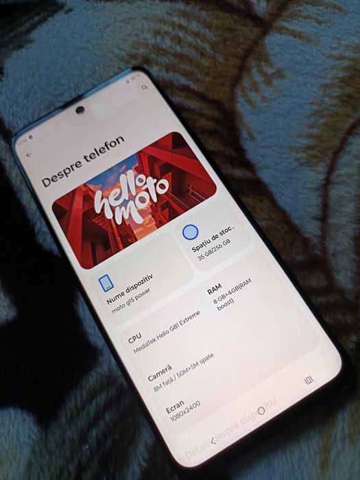 Motorola g15 power 256/8+4 GB RAM
