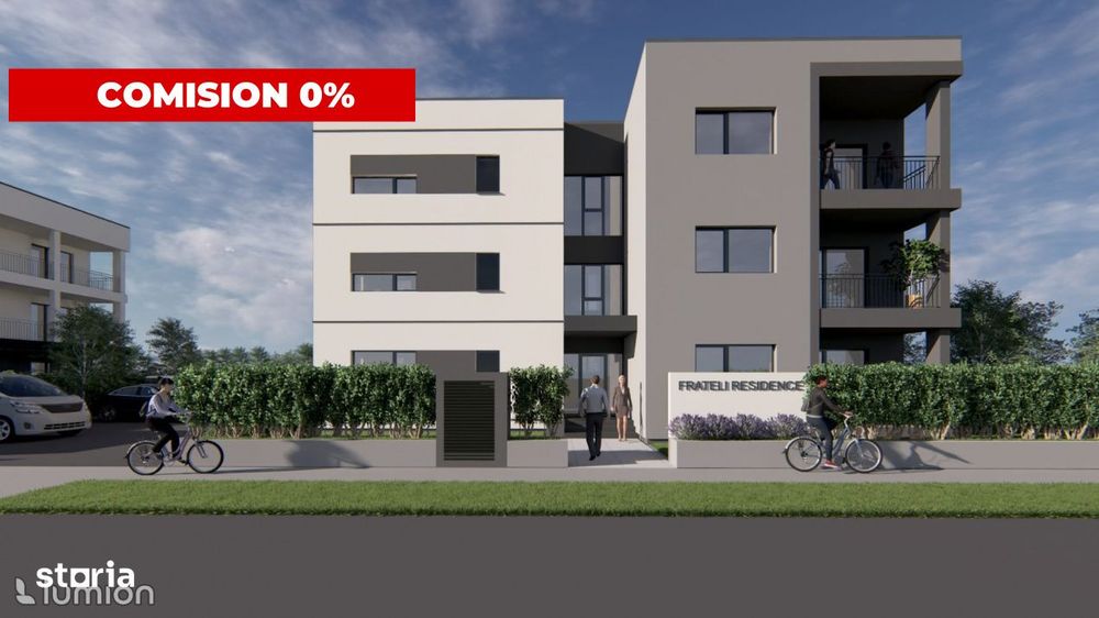Direct dezvoltator Apartament cu 2 camere + Gradina 100mp - Bucovat