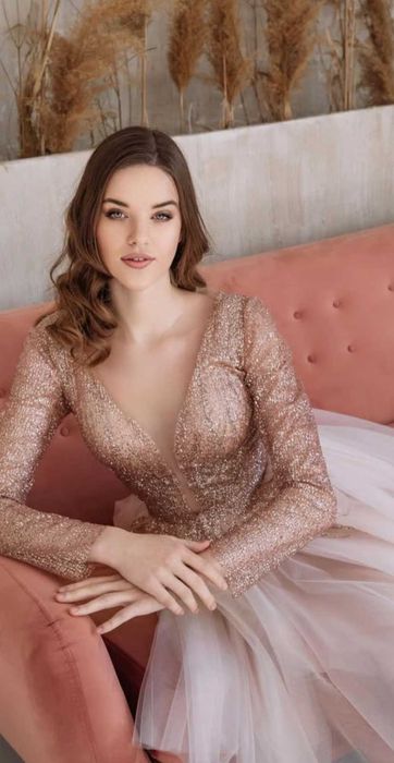 Роскошное дизайнерское вечернее платье