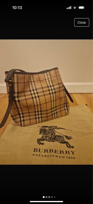 Vand geanta model Tote originala Burberry