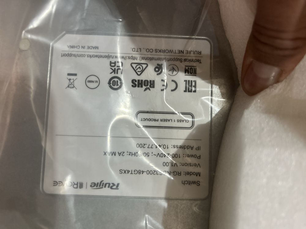 Ruijie RG-NBS3200-48 портовый управляемый Коммутаторы