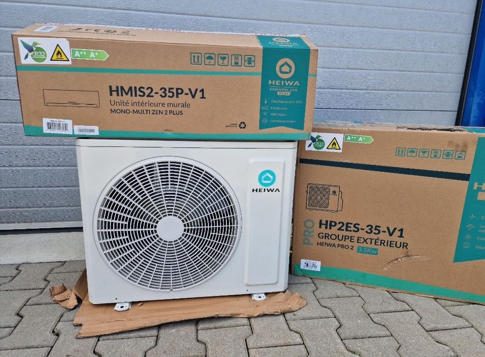 Pompă Caldură Iarna cald si vara rece Heiwa HP2ES-35-V1 Nou Mitsubshi