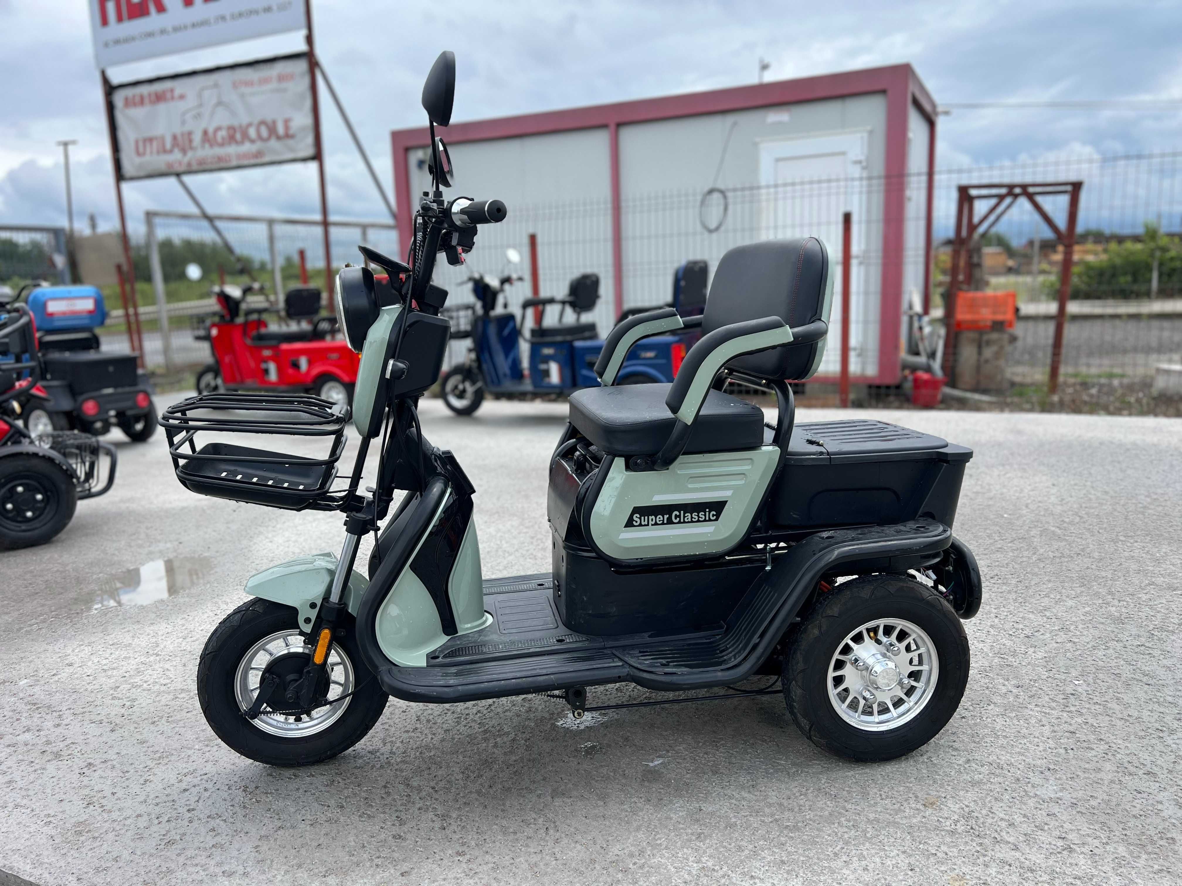 THOR SUPERXL-2 tricicleta electrica tuk tuk nou verde albastru