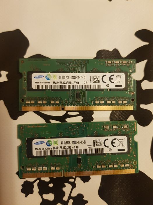 Kit Ram 2x4gb Ddr3L / Ram 1gb Ddr1