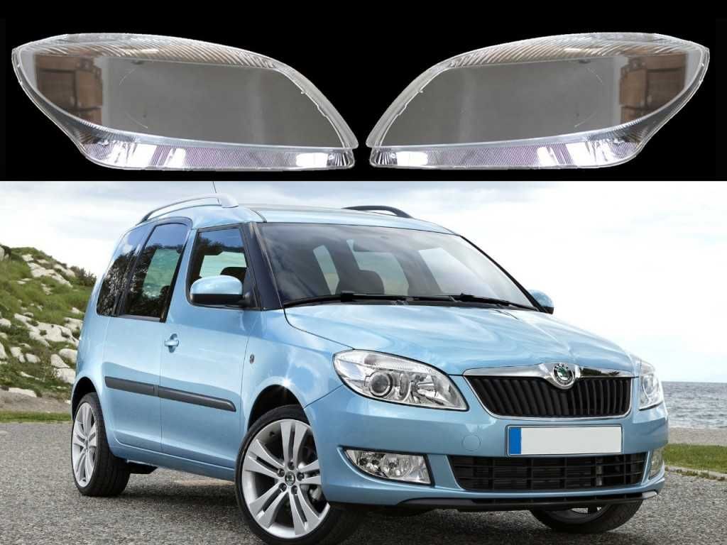Стъкла за фарове на Skoda Roomster Facelift (2010-2015)  555