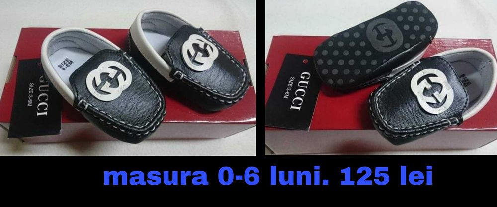 Pantofi incaltari baieti 0-12 luni