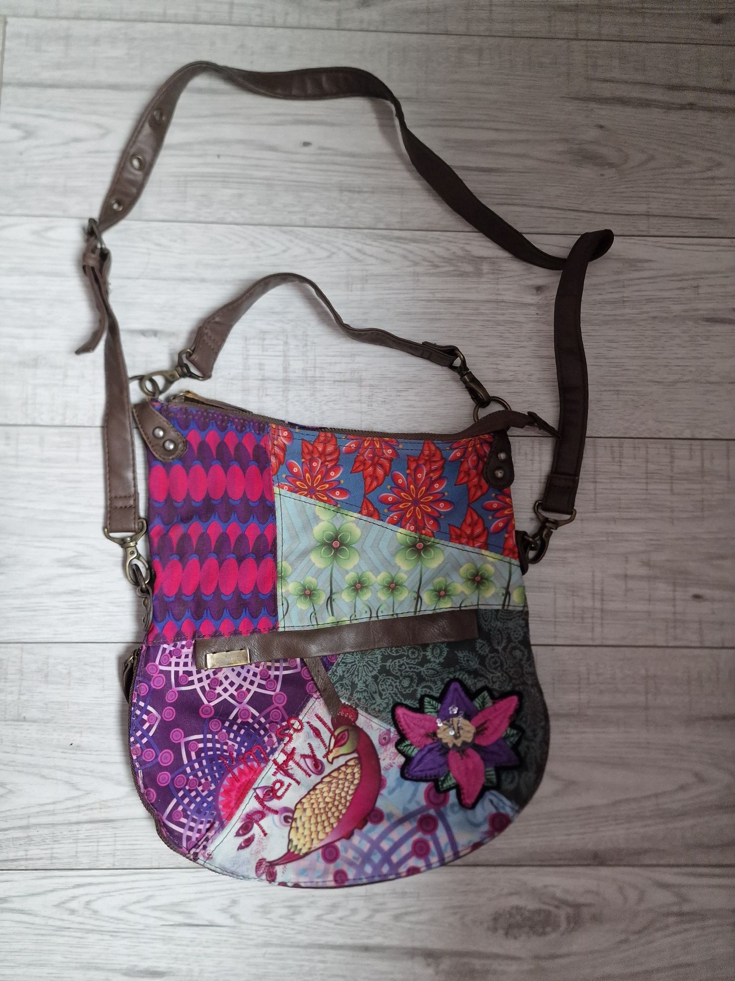 Geanta Desigual multicolora crossbody