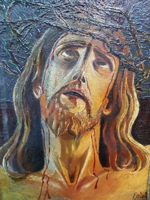 Tablou vechi,pictura in ulei!