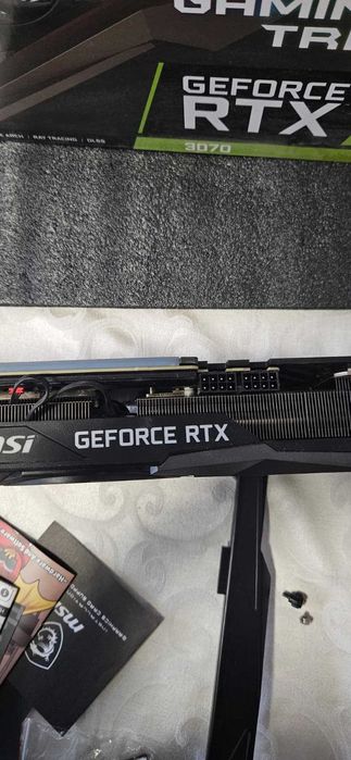 RTX 3070 MSI GAMING X TRIO 8GB GDDR6 Ambalaj original+accesori